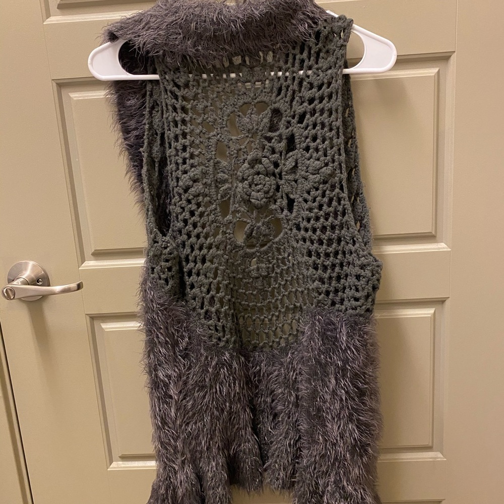 BKE Boutique Crochet Caridgan